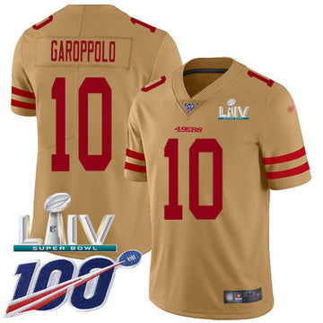 Jimmy Garoppolo San Francisco 49ers gold Inverted Legend jersey