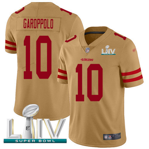 Jimmy Garoppolo San Francisco 49ers gold Inverted Legend jersey