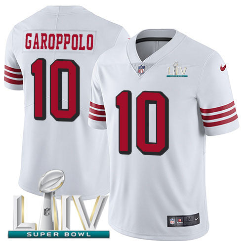 Jimmy Garoppolo San Francisco 49ers white Vapor jersey