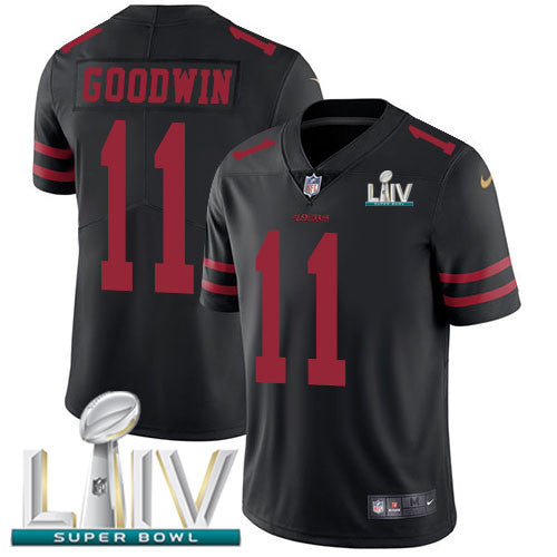 Marquise Goodwin San Francisco 49ers black Vapor jersey