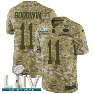 Marquise Goodwin San Francisco 49ers camo Salute To Service jersey