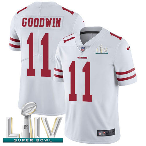 Marquise Goodwin San Francisco 49ers white Vapor jersey