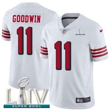 Marquise Goodwin San Francisco 49ers white Vapor jersey