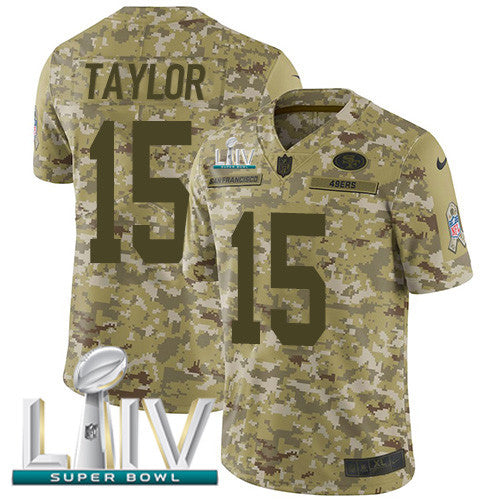 Trent Taylor San Francisco 49ers camo Salute To Service jersey