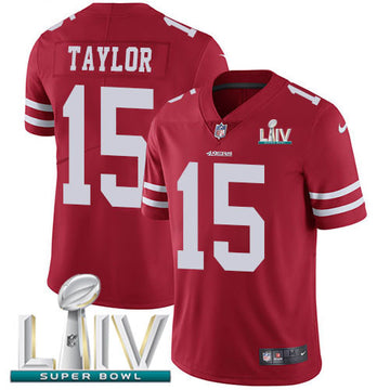 Trent Taylor San Francisco 49ers red Vapor jersey