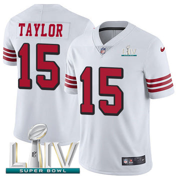 Trent Taylor San Francisco 49ers white Vapor jersey