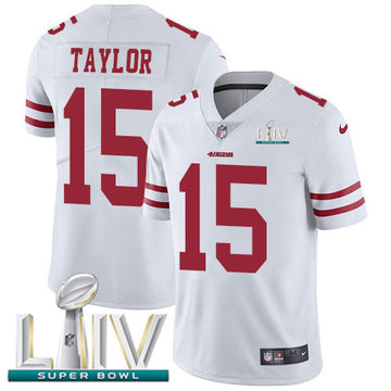 Trent Taylor San Francisco 49ers white Vapor jersey