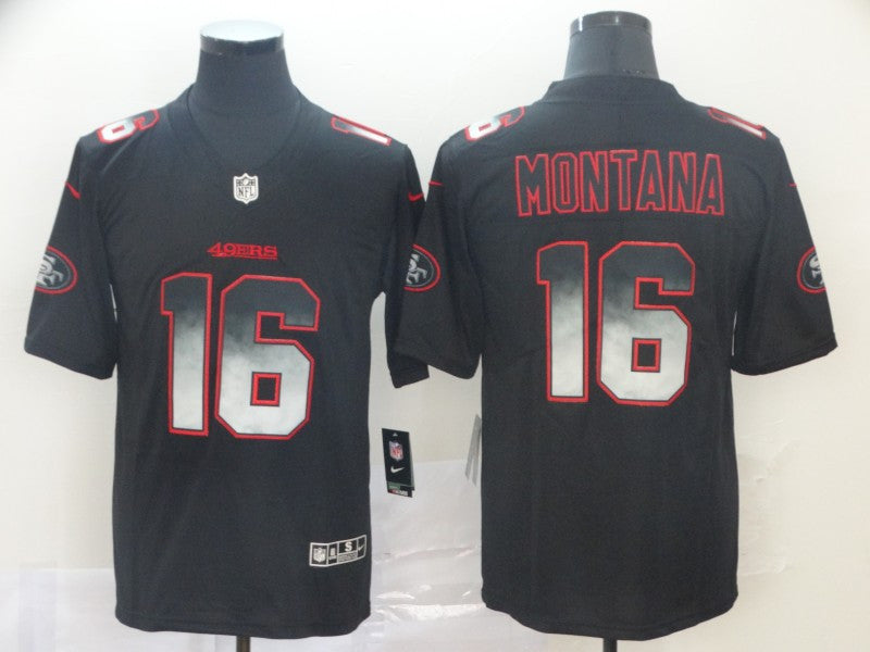 Joe Montana San Francisco 49ers black Untouchable jersey