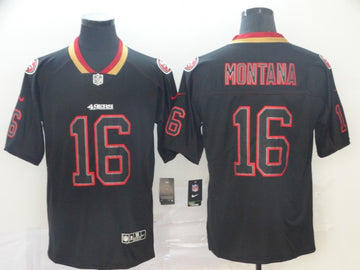 Joe Montana San Francisco 49ers black Limited jersey