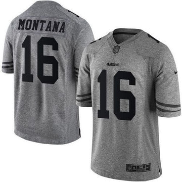 Joe Montana San Francisco 49ers gray Limited jersey