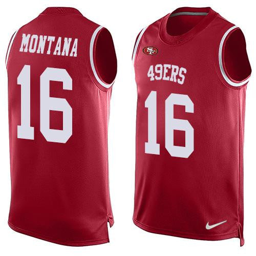 Joe Montana San Francisco 49ers red Limited jersey