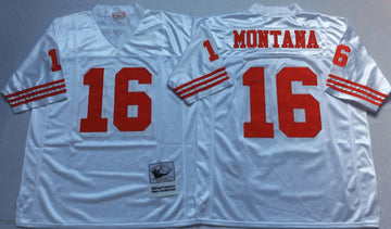 Joe Montana San Francisco 49ers white Throwback jersey