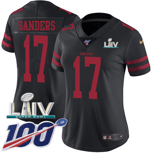 Emmanuel Sanders San Francisco 49ers black Vapor jersey