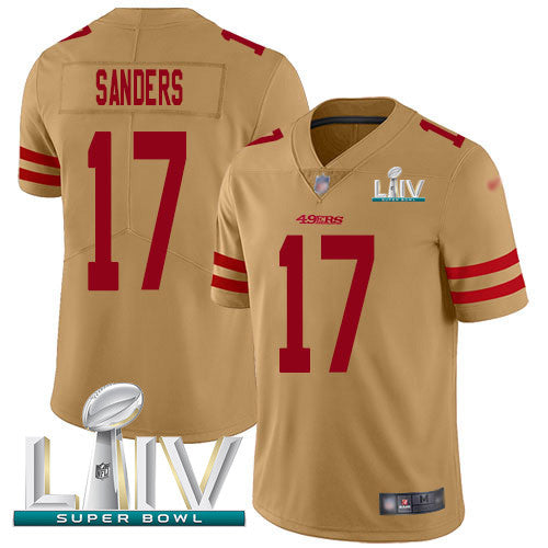 Emmanuel Sanders San Francisco 49ers gold Inverted Legend jersey
