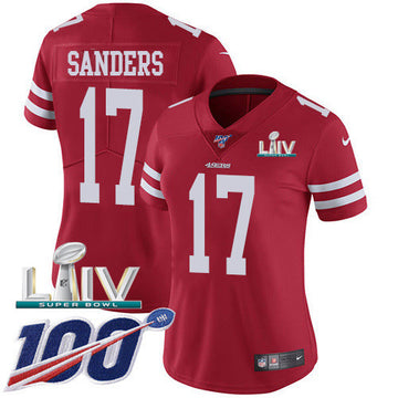 Emmanuel Sanders San Francisco 49ers red Vapor jersey