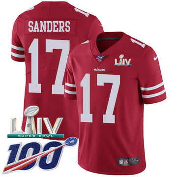 Emmanuel Sanders San Francisco 49ers red Vapor jersey
