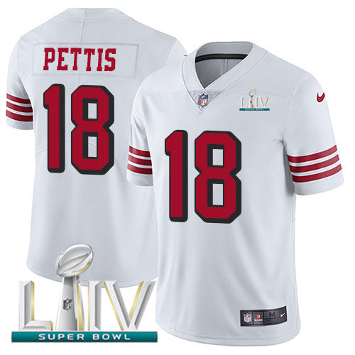 Dante Pettis San Francisco 49ers white Vapor jersey