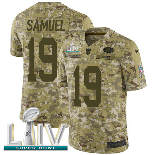 Deebo Samuel San Francisco 49ers camo Salute To Service jersey