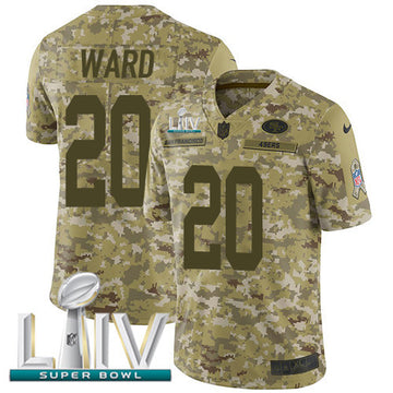 Jimmie Ward San Francisco 49ers camo Salute To Service jersey