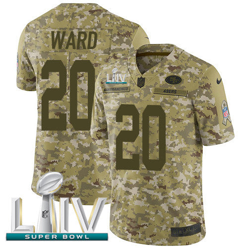 Jimmie Ward San Francisco 49ers camo Salute To Service jersey