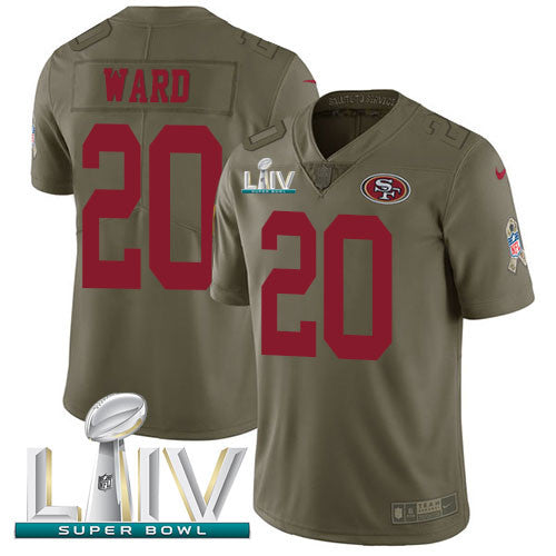 Jimmie Ward San Francisco 49ers olive Salute To Service jersey