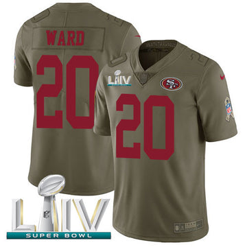 Jimmie Ward San Francisco 49ers olive Salute To Service jersey