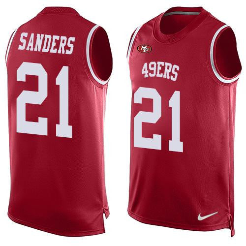 Deion Sanders San Francisco 49ers red Limited jersey