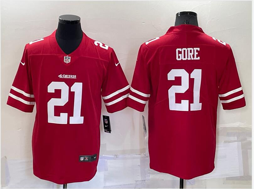 Frank Gore San Francisco 49ers red Vapor jersey
