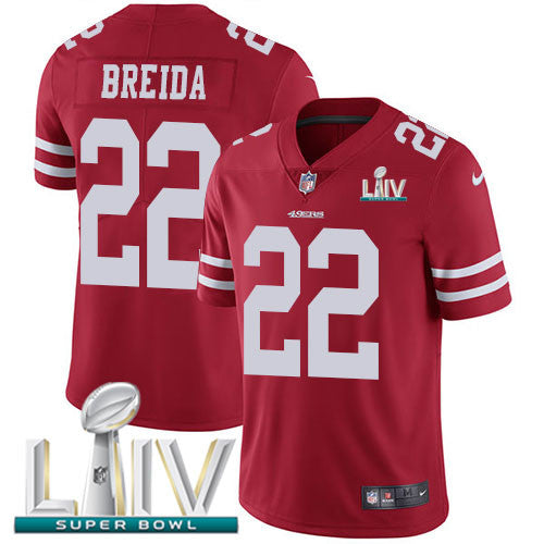 Matt Breida San Francisco 49ers red Vapor jersey