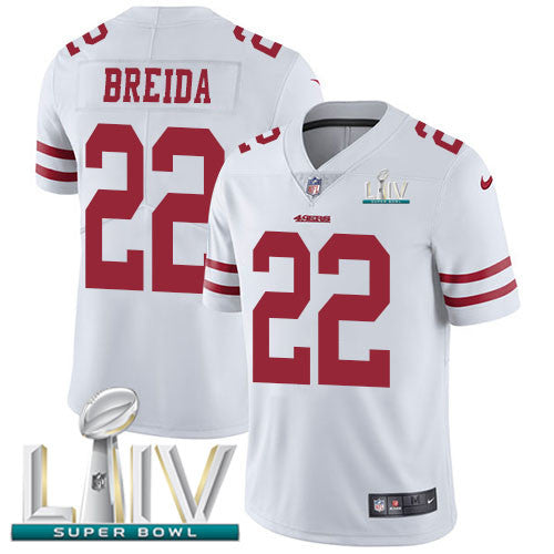 Matt Breida San Francisco 49ers white Vapor jersey