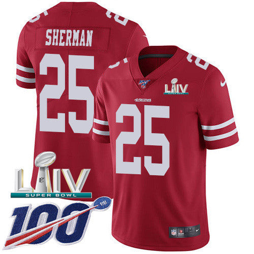 Richard Sherman San Francisco 49ers red Vapor jersey