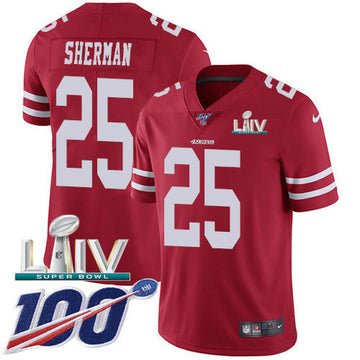 Richard Sherman San Francisco 49ers red Vapor jersey