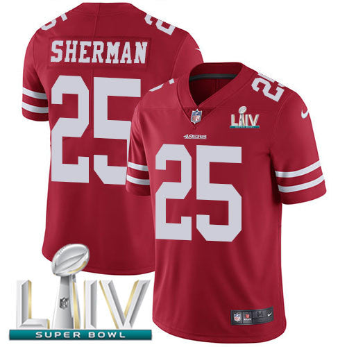 Richard Sherman San Francisco 49ers red Vapor jersey