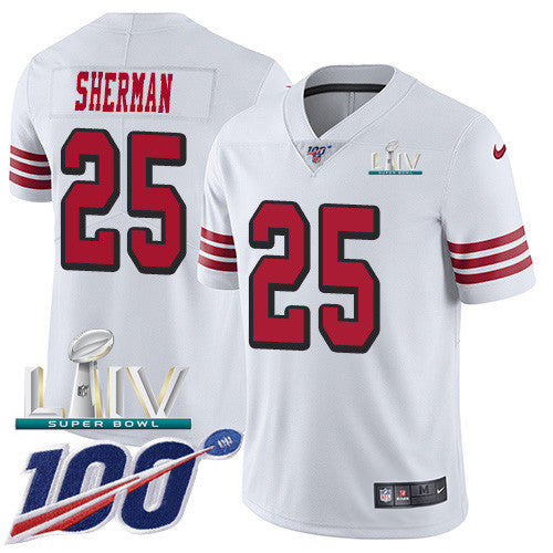 Richard Sherman San Francisco 49ers white Limited jersey
