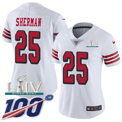 Richard Sherman San Francisco 49ers white Limited jersey