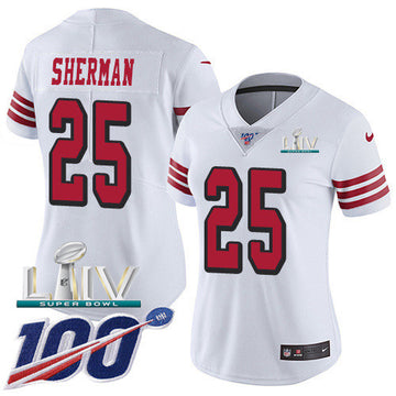Richard Sherman San Francisco 49ers white Limited jersey