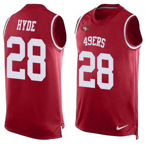 Carlos Hyde San Francisco 49ers red Limited jersey