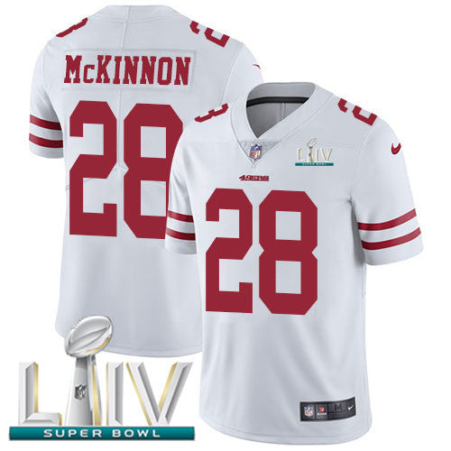 Jerick McKinnon San Francisco 49ers white Vapor jersey