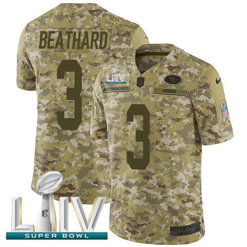 C.J. Beathard San Francisco 49ers camo Salute To Service jersey