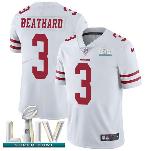 C.J. Beathard San Francisco 49ers white Vapor jersey