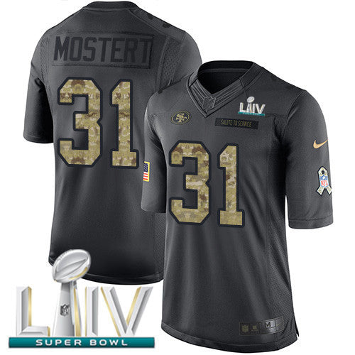Raheem Mostert San Francisco 49ers black Salute To Service jersey