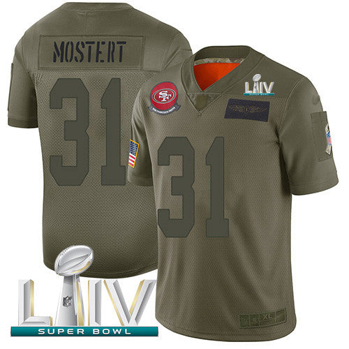 Raheem Mostert San Francisco 49ers camo Salute To Service jersey