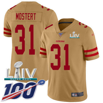 Raheem Mostert San Francisco 49ers gold Inverted Legend jersey
