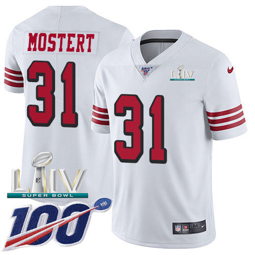 Raheem Mostert San Francisco 49ers white Limited jersey