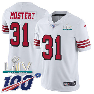 Raheem Mostert San Francisco 49ers white Limited jersey