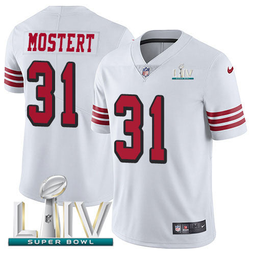 Raheem Mostert San Francisco 49ers white Limited jersey
