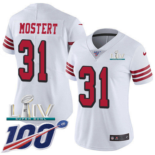 Raheem Mostert San Francisco 49ers white Limited jersey
