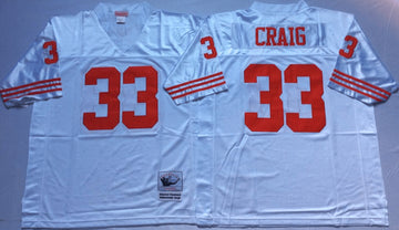 Roger Craig San Francisco 49ers white Throwback jersey