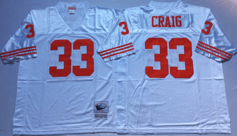 Roger Craig San Francisco 49ers white Throwback jersey