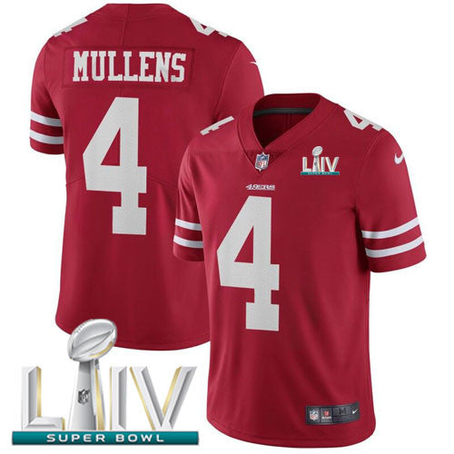 Nick Mullens San Francisco 49ers red Vapor jersey